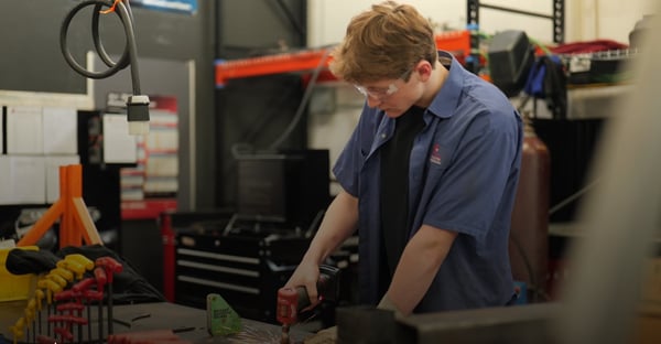 student-working